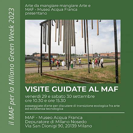 Il maf- museo acqua franca per la green week 2023